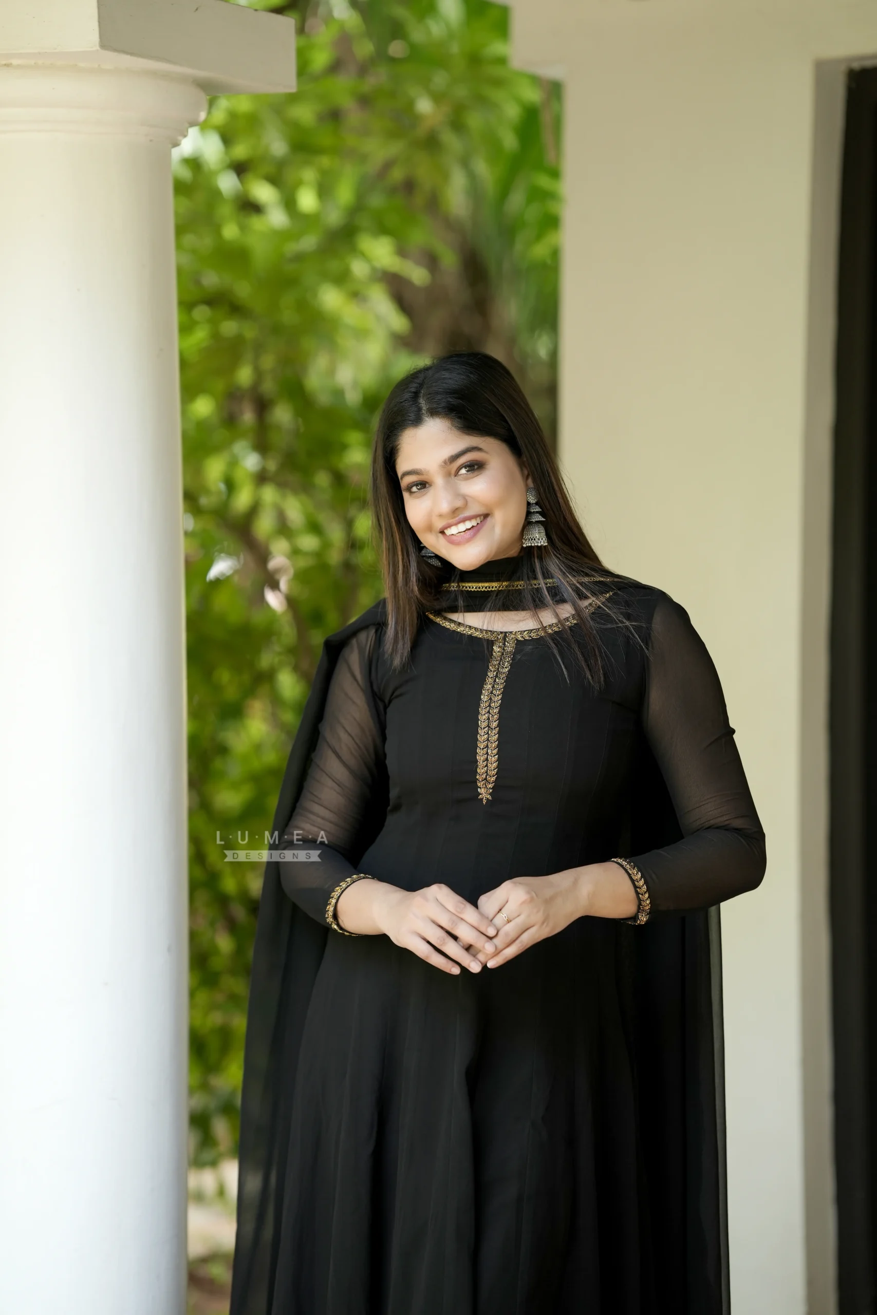 Handworked Panel Cut Kurta with Dupatta